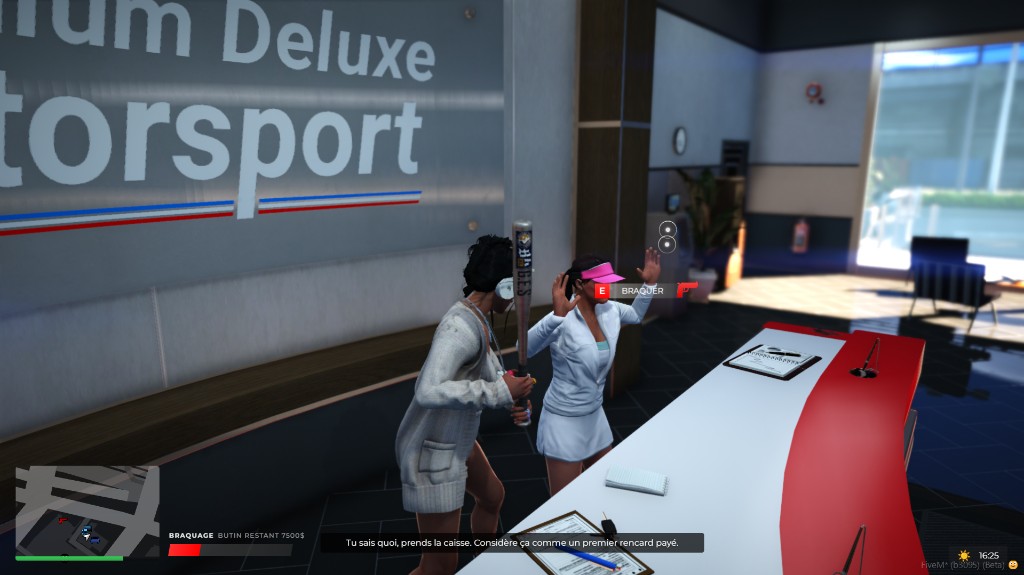 Braquage concessionnaire
